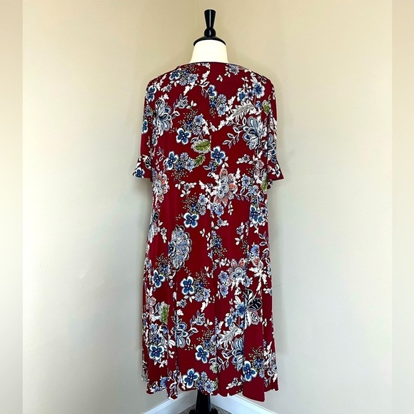 Lane Bryant Floral Shift Dress plus size 24 - Picture 2 of 7
